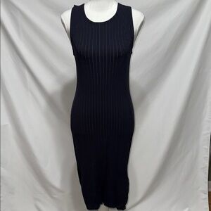 Rag & Bone Black Sleeveless Midi Dress